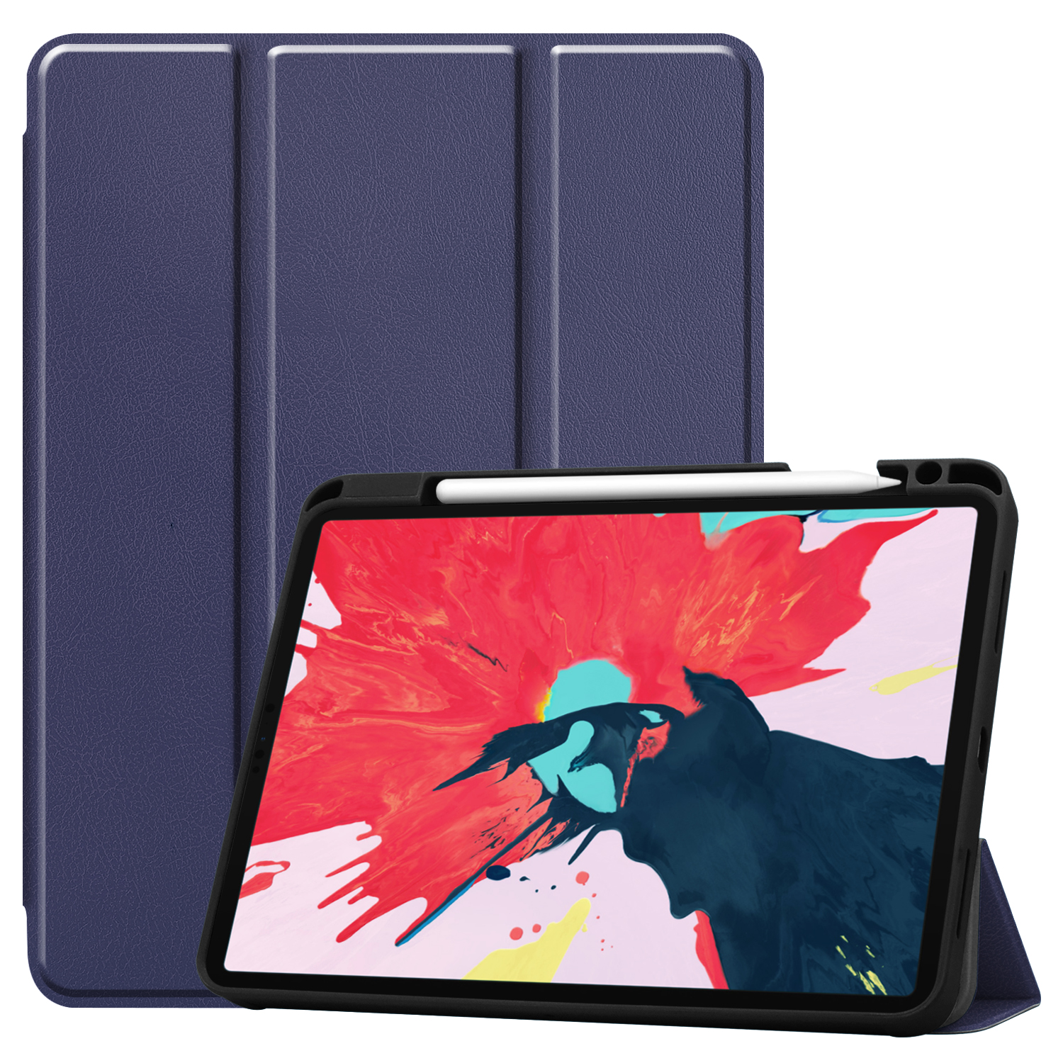 Kunstleder, Blau Pro Schutzhülle iPad Zoll für LOBWERK Bookcover 11 Apple 2020 Hülle