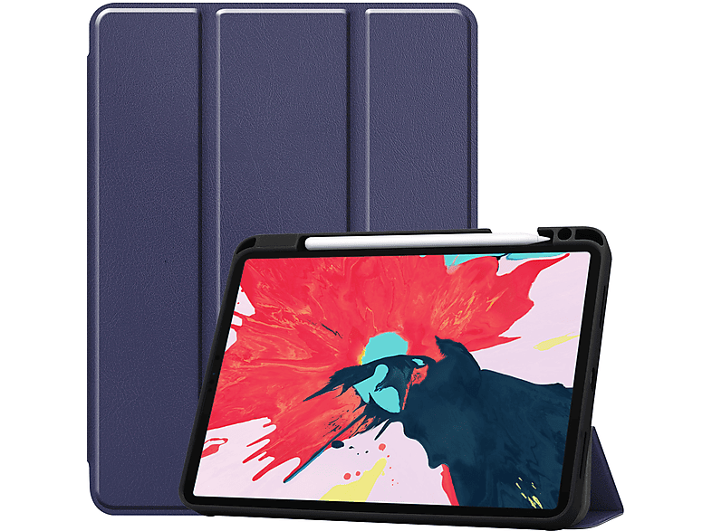 LOBWERK Bookcover für 2020 Apple Kunstleder, 11 iPad Zoll Schutzhülle Blau Pro Hülle