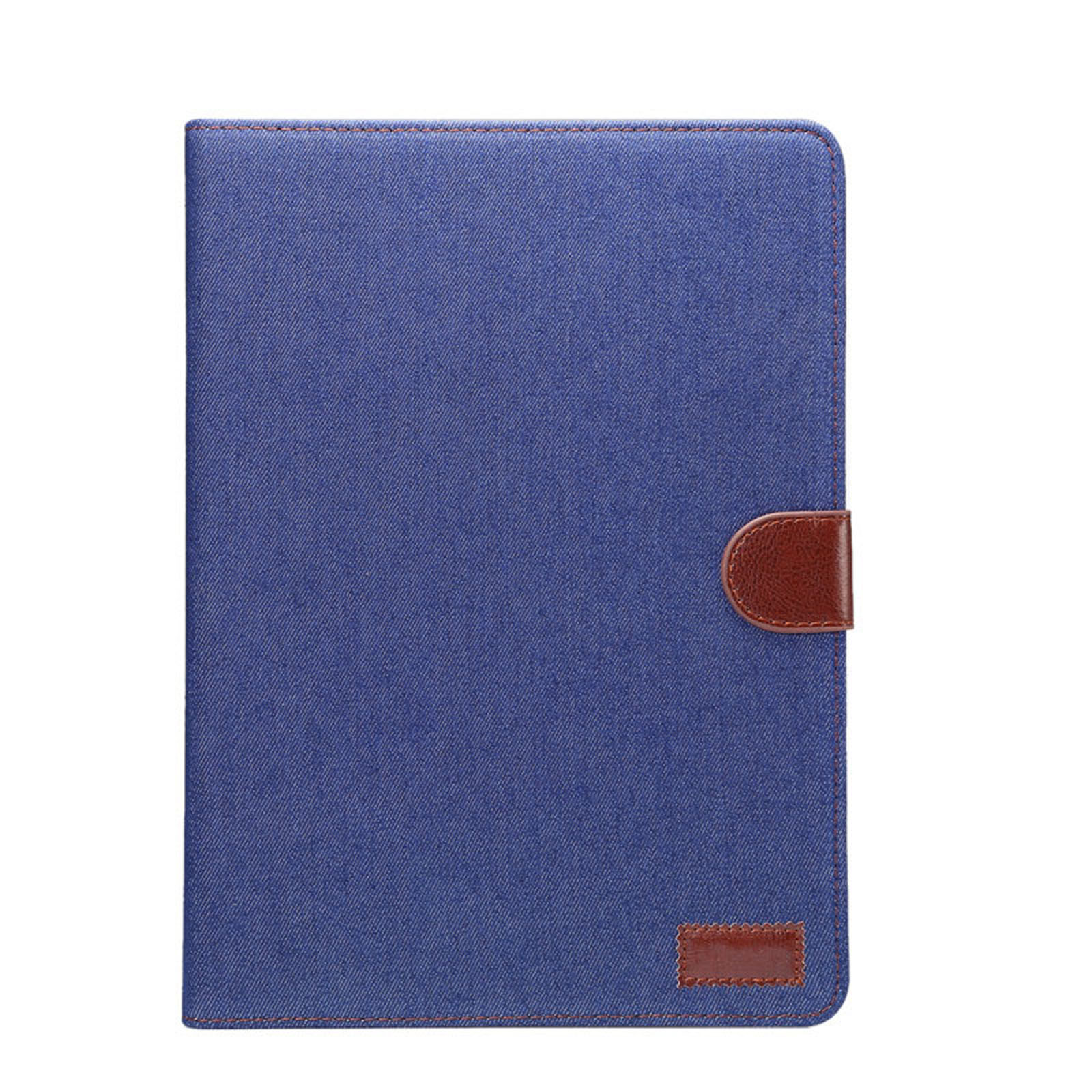 LOBWERK Hülle Schutzhülle Bookcover Pro iPad Blau Apple 10.5 Air 3 2017 2019 Kunststoff, für iPad Zoll