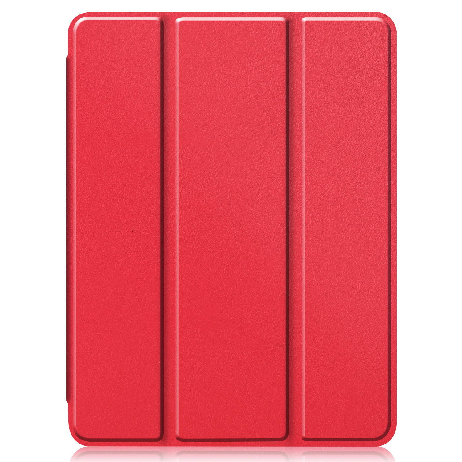 11 LOBWERK Bookcover iPad Kunstleder, Hülle Pro für Zoll Rot 2020 Schutzhülle Apple