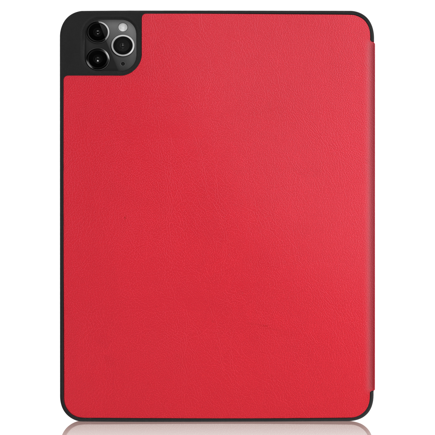 11 LOBWERK Bookcover iPad Kunstleder, Hülle Pro für Zoll Rot 2020 Schutzhülle Apple
