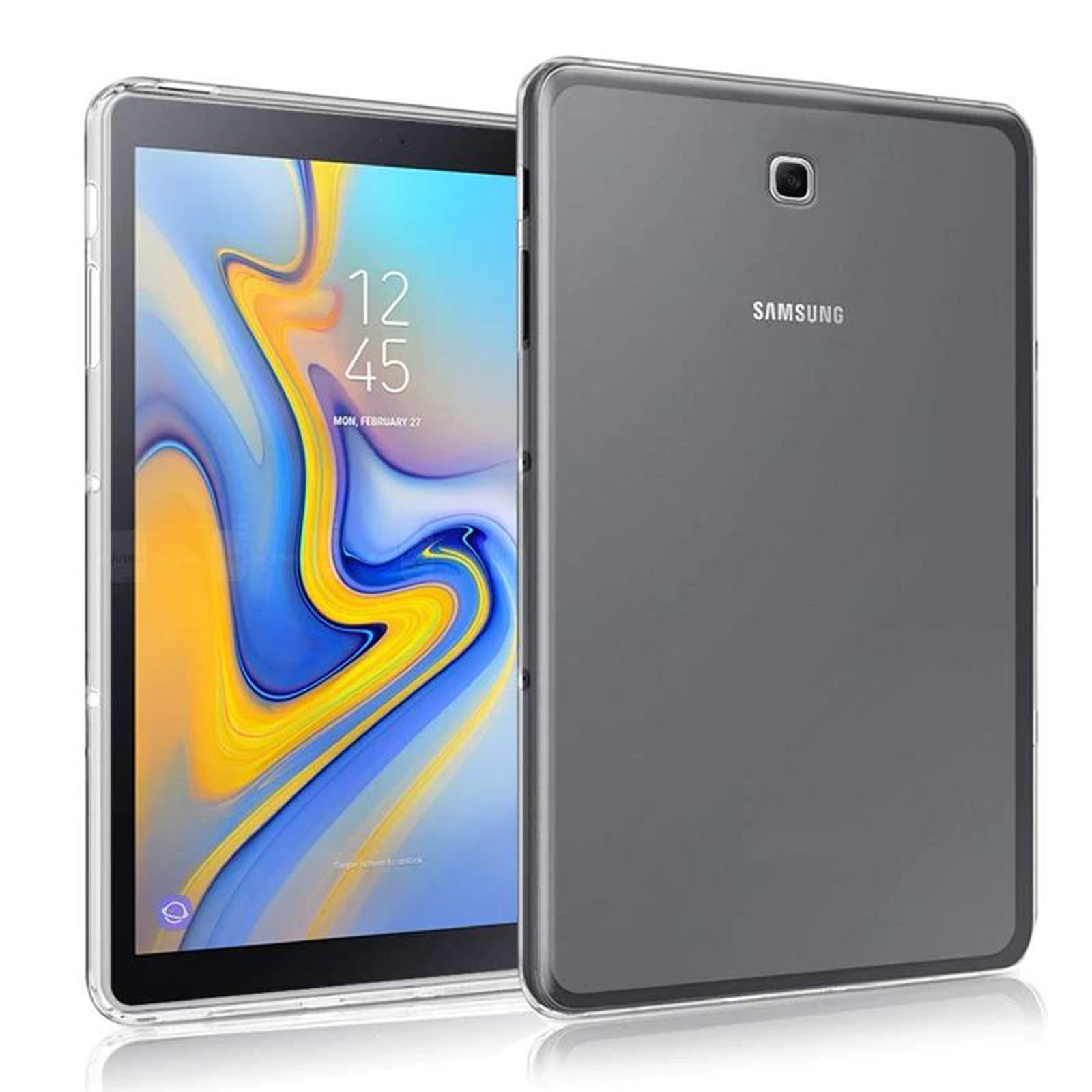 Schutzhülle für 2018 Galaxy Tab Transparent SM-T387 A LOBWERK TPU, Backcover 8.0 Samsung Hülle Zoll