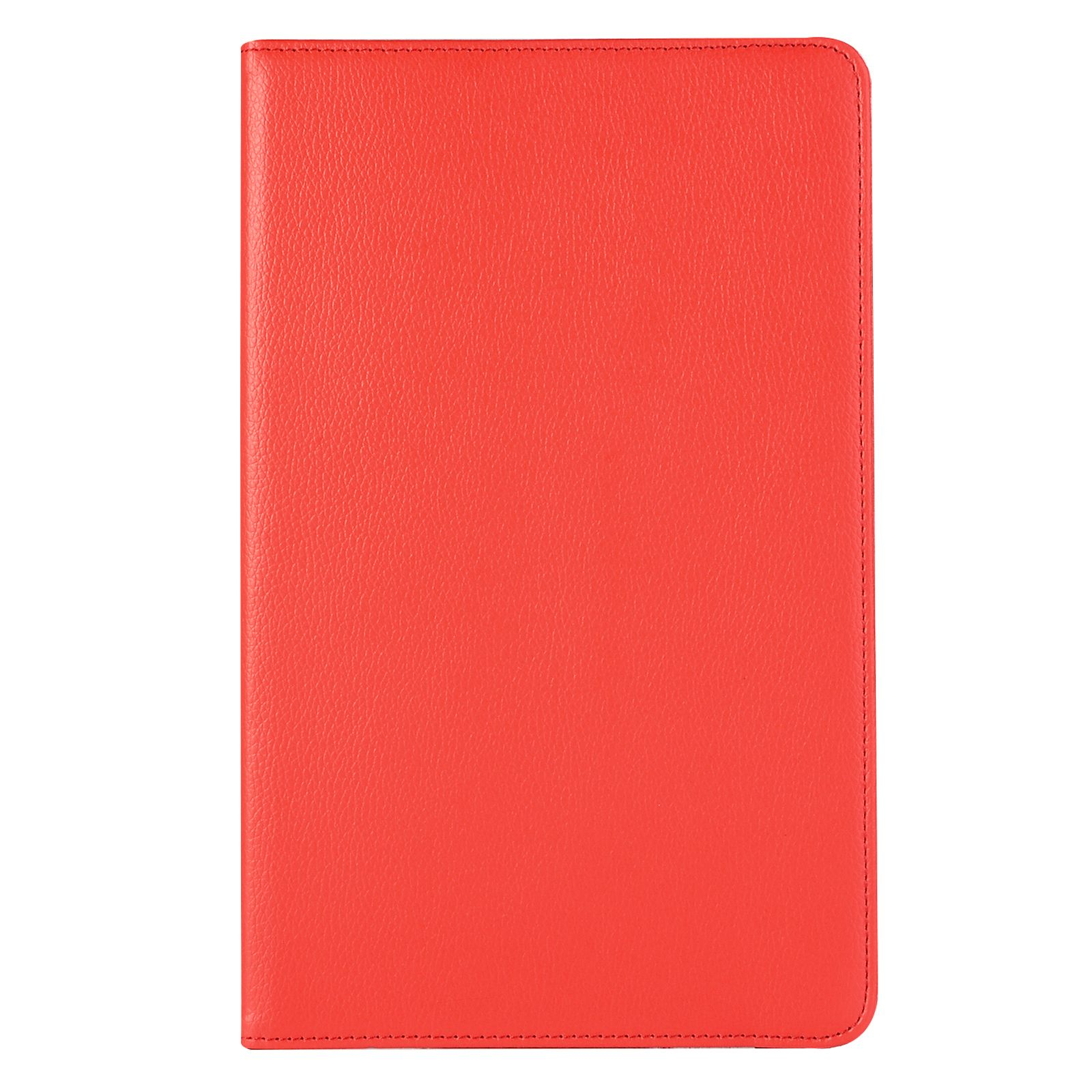 LOBWERK 2in1 Set + Bookcover Galaxy (Schutzhülle A Case für SM-T590 T595 Samsung Kunstleder, Rot Schutzfolie) Tab 10.5