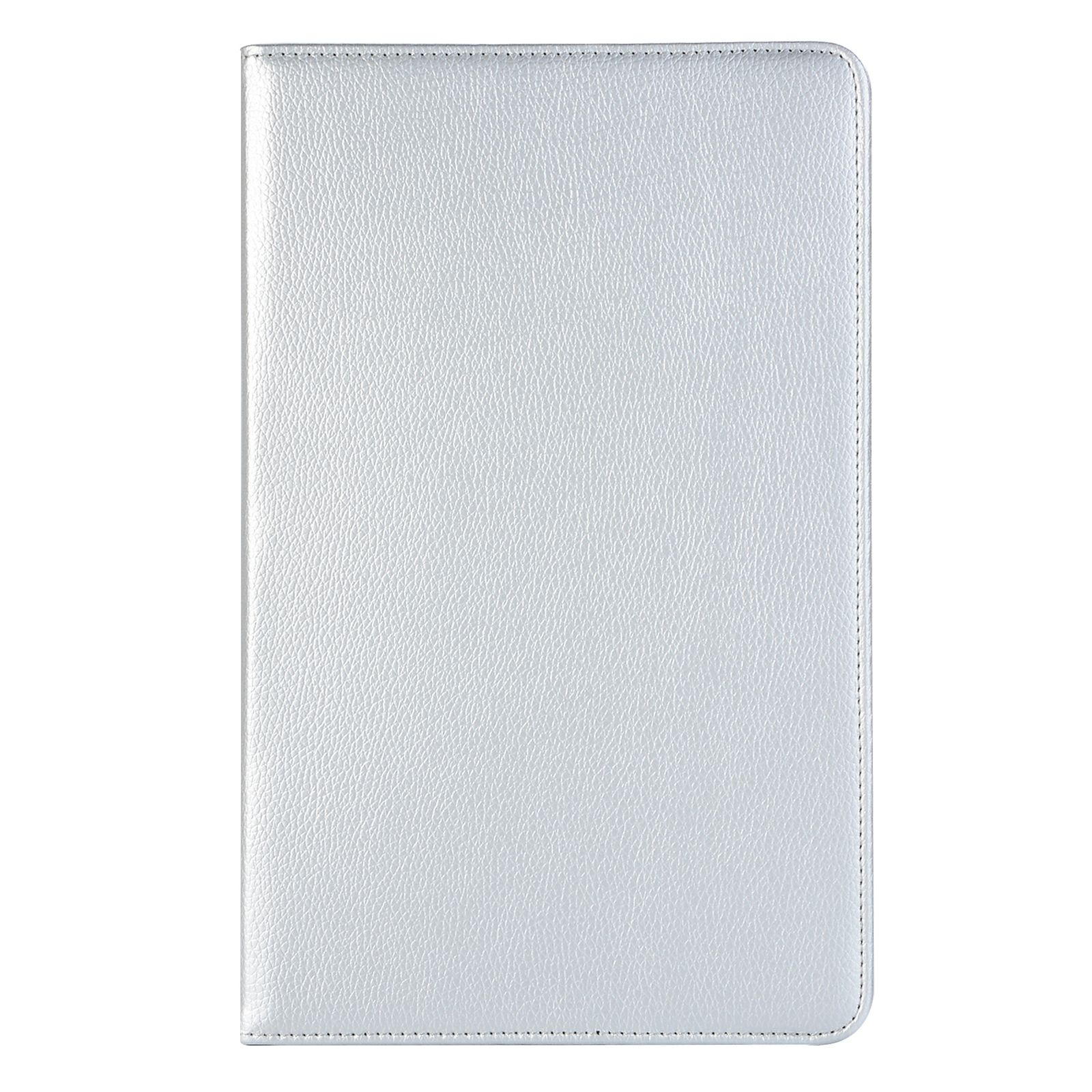 LOBWERK Hülle Schutzhülle silber Tab Bookcover für SM-T595 Kunstleder, Samsung 10.5 A SM-T590 Galaxy
