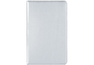 LOBWERK Hülle Schutzhülle Bookcover für Samsung Galaxy Tab A SM-T590 T595 10.5 Zoll Kunstleder, silber