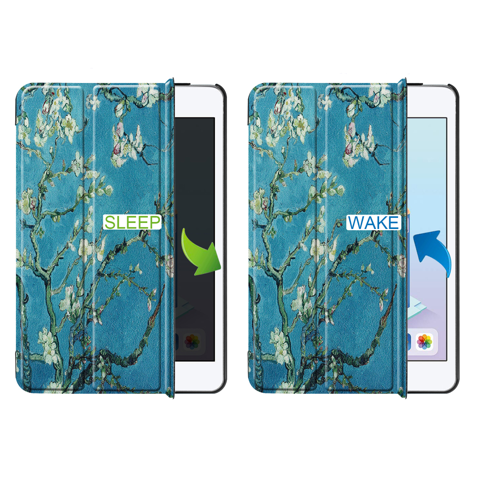 LOBWERK Hülle Schutzhülle für Bookcover Zoll 4/5 iPad Mini NEU Apple 7.9 Kunstleder