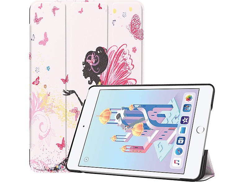 LOBWERK Mini Apple Kunstleder, Hülle Schutzhülle für 7.9 NEU 4/5 Bookcover iPad Zoll