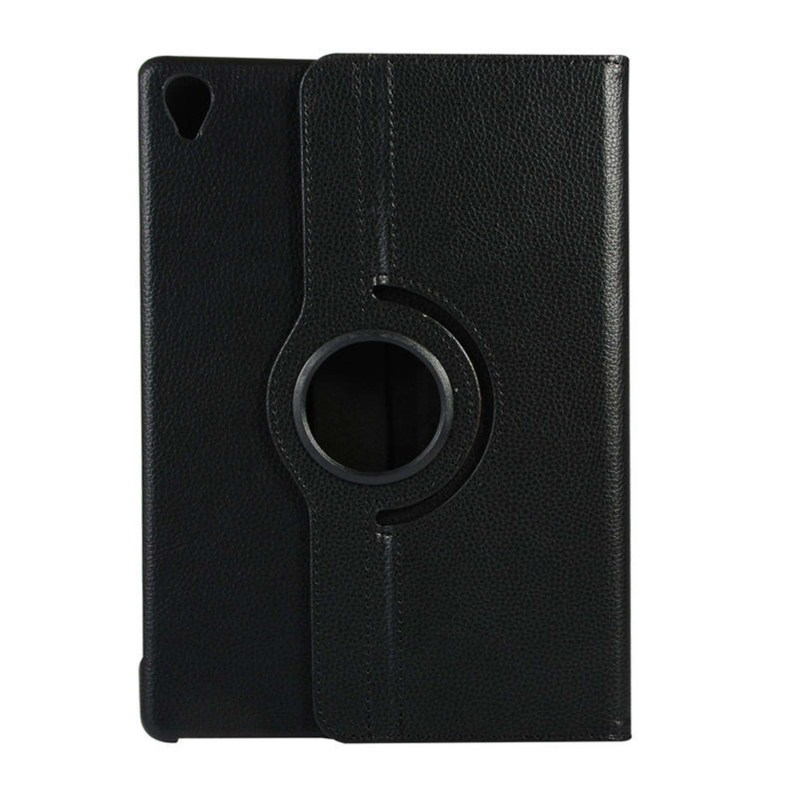 LOBWERK Hülle Schutzhülle für Kunstleder, Huawei MediaPad 10.8 Zoll M6 Schwarz Bookcover