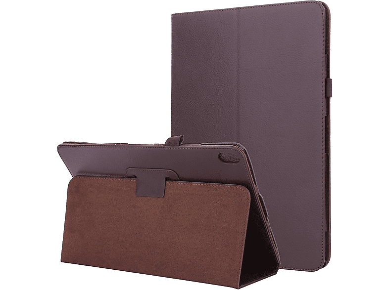 LOBWERK Hülle Schutzhülle Bookcover Tab Lenovo Kunstleder, 10.1 Braun TB-X104F für Zoll E10