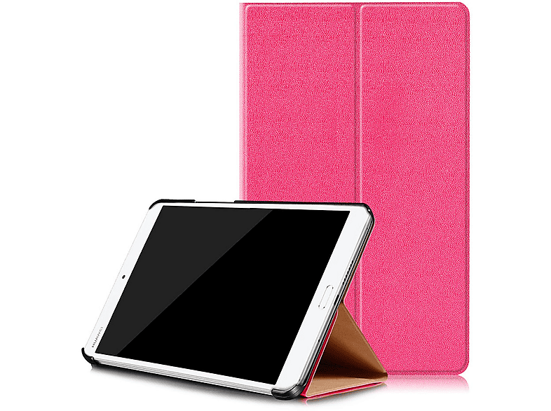 LOBWERK Hülle Schutzhülle Bookcover für Huawei Honor Pad 2 8.0 Zoll Kunststoff, Pink