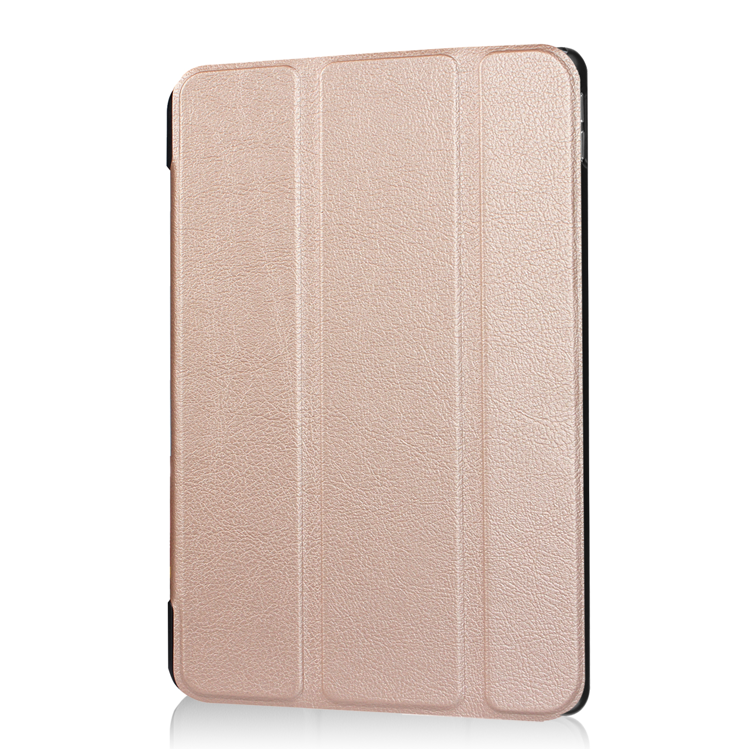 LOBWERK Hülle 10.5 2017 2019 3 Zoll iPad Pro Schutzhülle Apple Kunstleder, iPad für Air bronze Bookcover