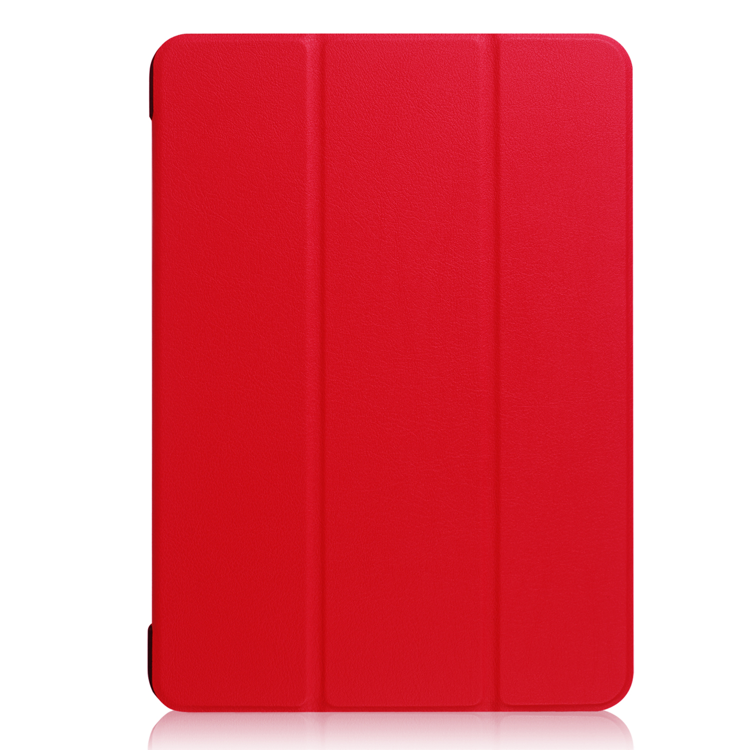 iPad Kunstleder, Zoll iPad 2017 3 Bookcover Rot Apple 2019 Pro Schutzhülle für Air Hülle LOBWERK 10.5