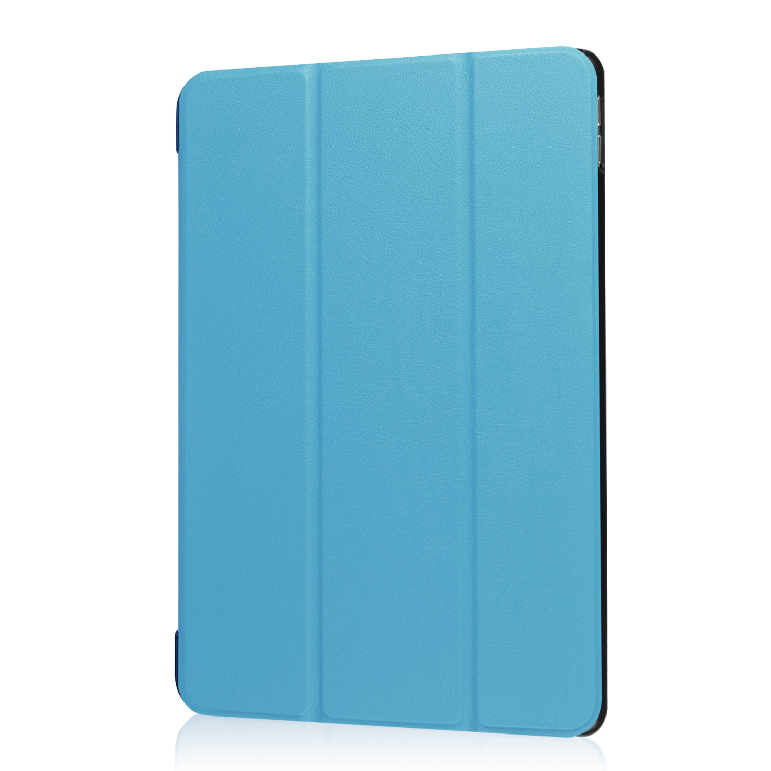 10.5 2017 Hülle Schutzhülle 3 iPad Air Kunstleder, 2019 iPad Pro Bookcover Apple LOBWERK Zoll für Hellblau