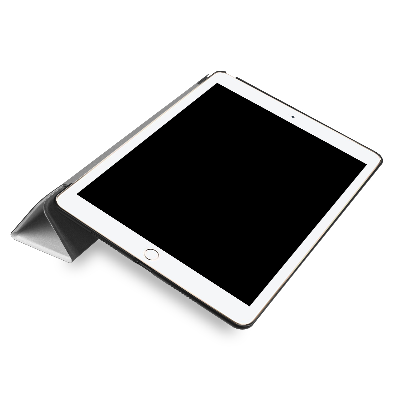 LOBWERK Hülle 10.5 Kunstleder, 2019 iPad 2017 Zoll Weiß Pro Bookcover 3 für iPad Schutzhülle Air Apple