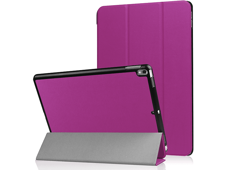 LOBWERK Hülle Zoll Apple iPad iPad Lila Kunstleder, für 2017 Bookcover 2019 Schutzhülle 3 10.5 Pro Air