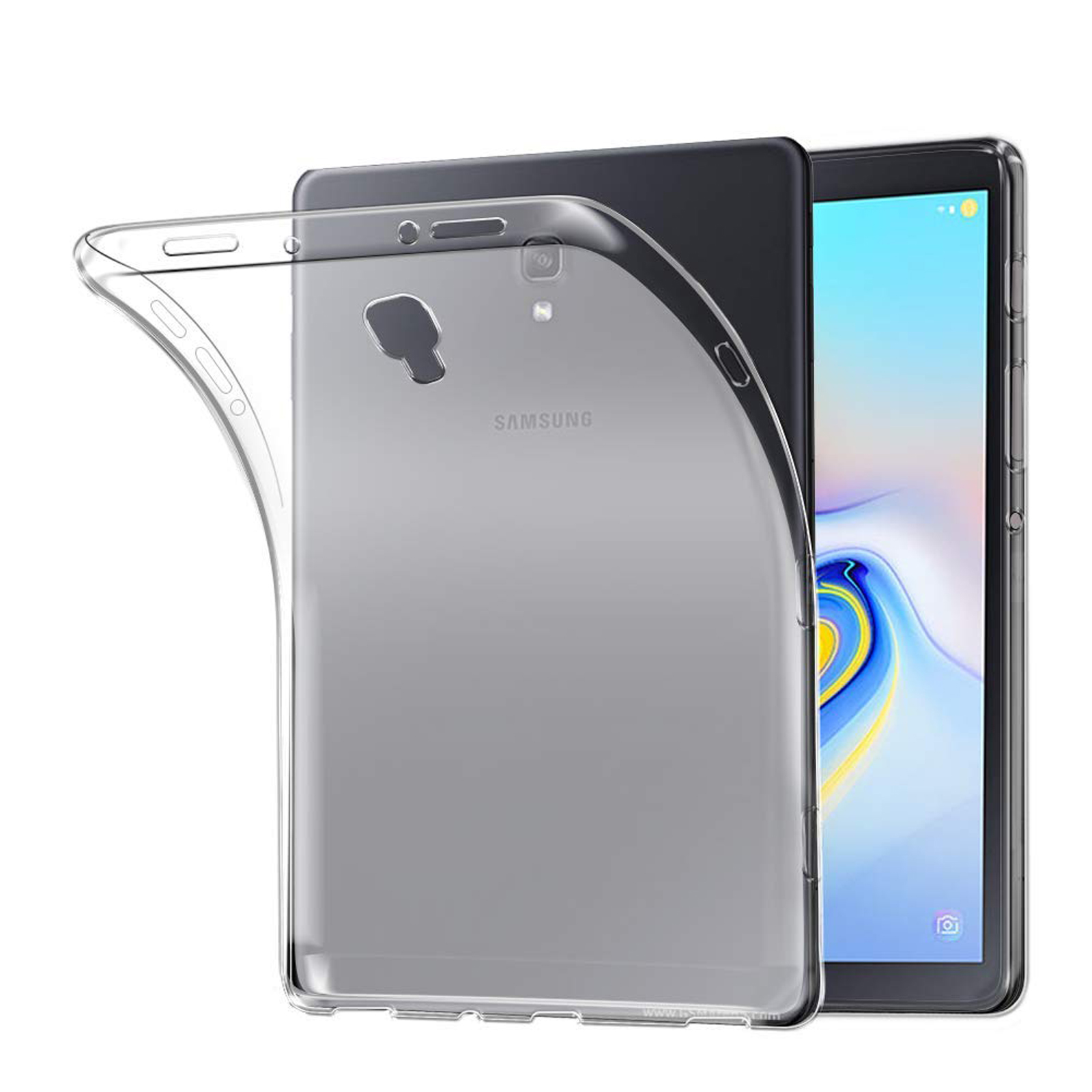 LOBWERK Hülle Schutzhülle SM-T590 Backcover Samsung 10.5 Zoll A für SM-T595 / Transparent Galaxy Tab TPU