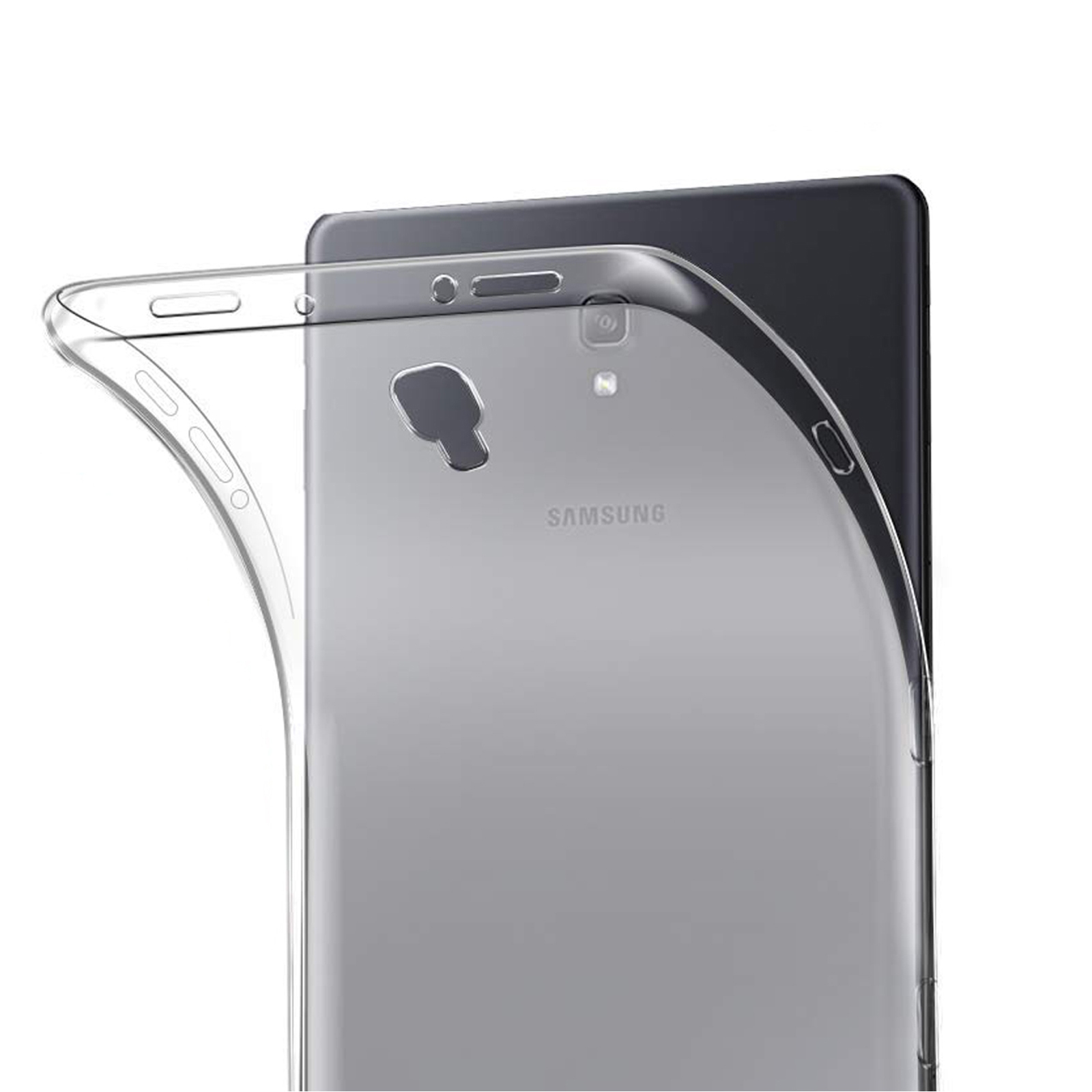 LOBWERK Hülle Schutzhülle Transparent A TPU, für Samsung Galaxy 10.5 SM-T595 SM-T590 Backcover Zoll Tab 