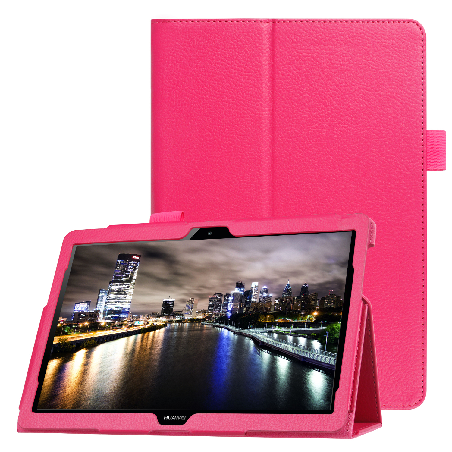 LOBWERK Hülle Schutzhülle Kunstleder, T3 Zoll Huawei für Pink 10 Bookcover 9.6