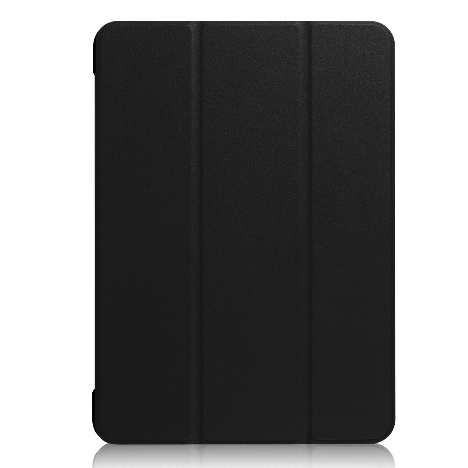 LOBWERK Hülle Schutzhülle iPad 2019 3 Apple Zoll 2017 Pro Bookcover 10.5 iPad für Schwarz Kunstleder, Air