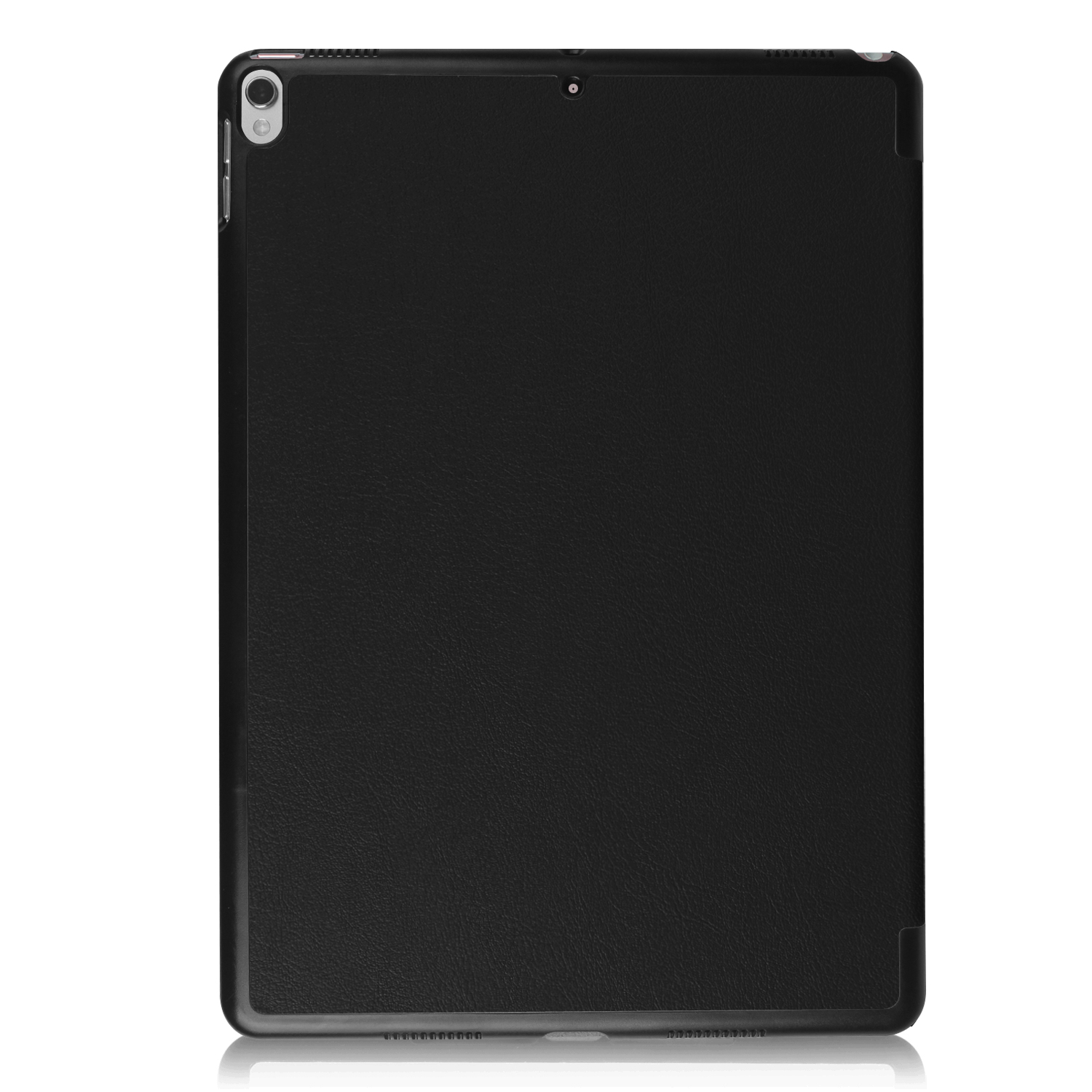LOBWERK Hülle Schutzhülle iPad 2019 3 Apple Zoll 2017 Pro Bookcover 10.5 iPad für Schwarz Kunstleder, Air