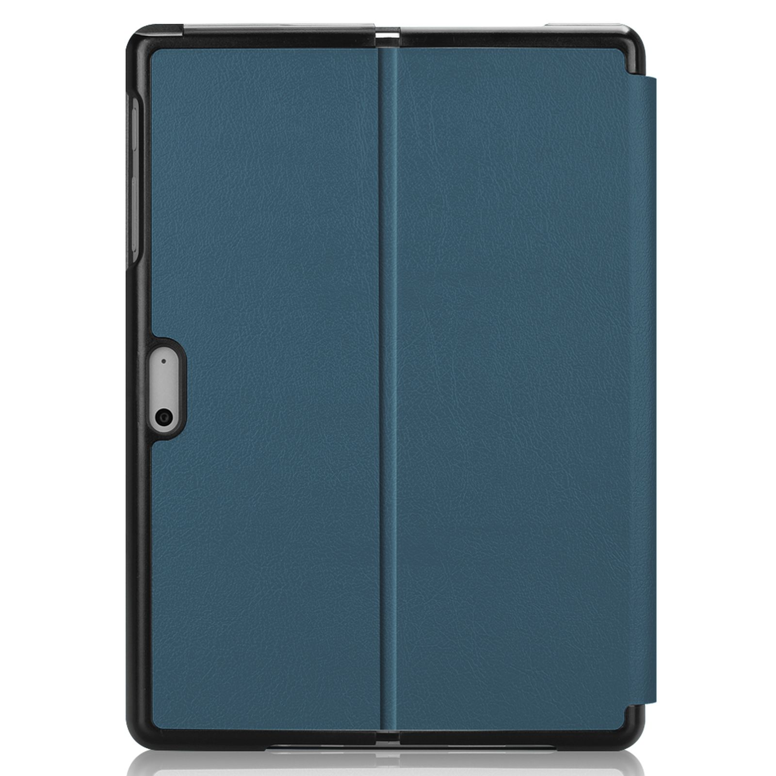Tablethülle, türkisblaue Farbe.