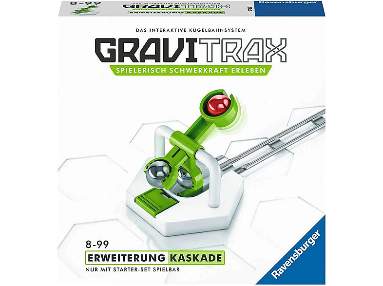 RAVENSBURGER GraviTrax Erweiterung (276127) Kaskade Gesellschaftsspiel Bahn