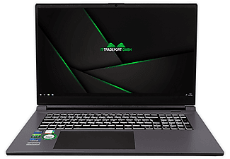 IT-TRADEPORT JodaBook F17 'Gaming', fertig eingerichtet, Notebook mit 17,3 Zoll Display, 8 GB RAM, 500 GB SSD, NVIDIA GeForce RTX 3050 (4GB GDDR6), Schwarz