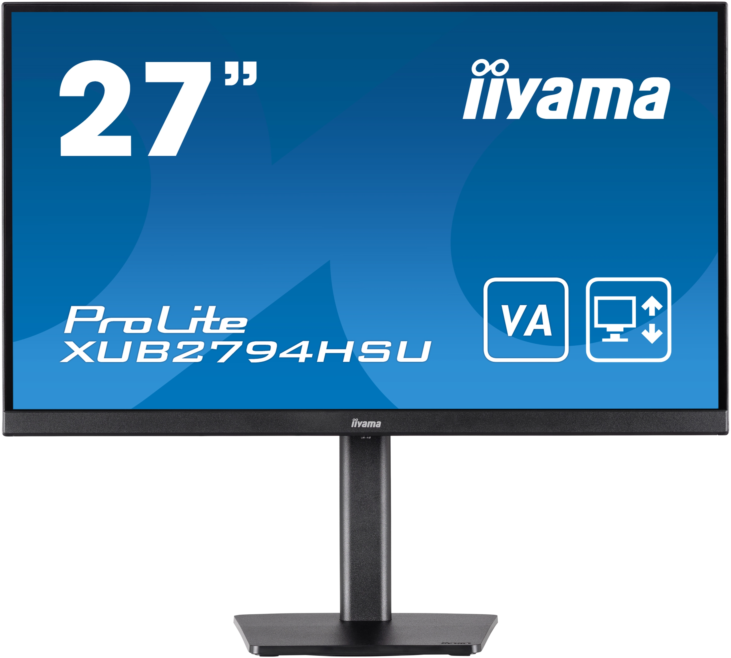 Monitor - ProLite XU2794HSU IIYAMA, 27 ", QVGA, 4 ms, 1x HDMI 1.4, 1x DisplayPort 1.2, 2x USB 3.0, Negro