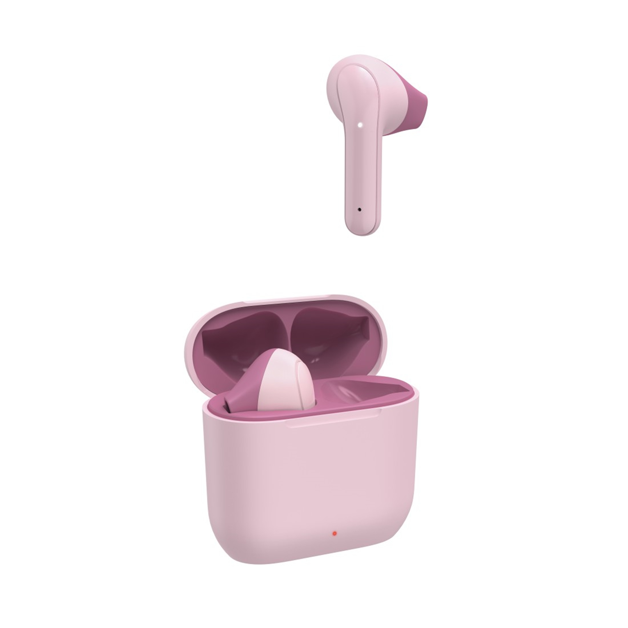 HAMA 184076 TWS BT KH "FREEDOM LIGHT", P, In-ear Kopfhörer Bluetooth Pink