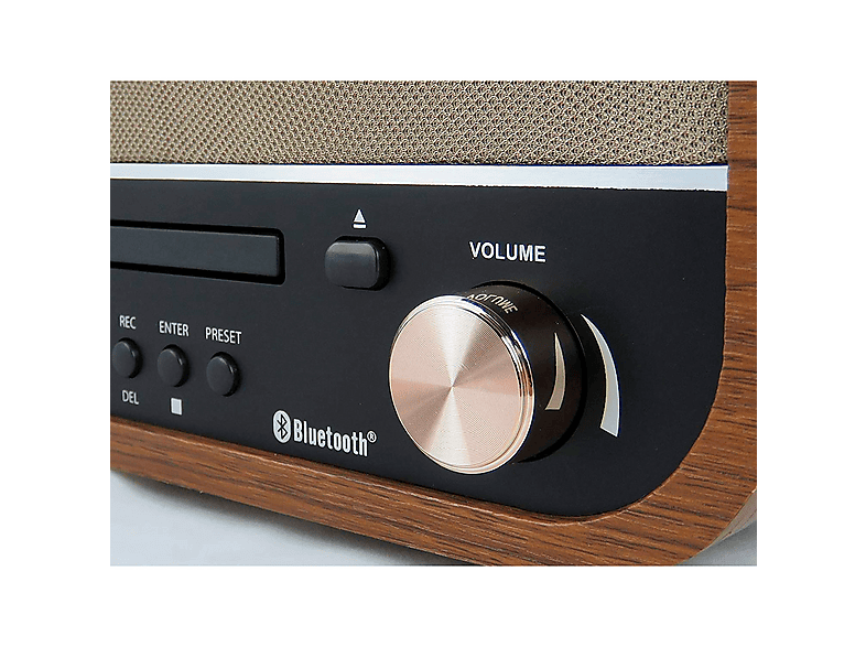 Radio CD | HRA1782ND+BT Equipo de Música Vintage ROADSTAR, Madera