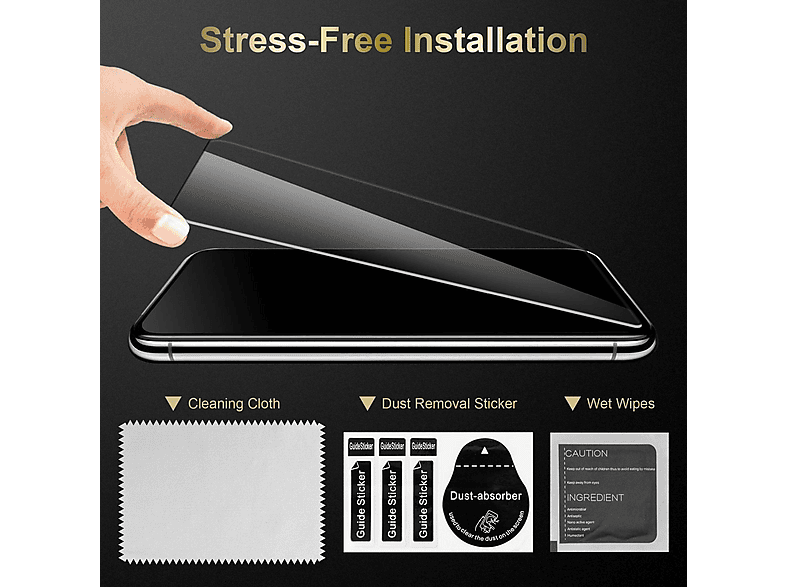 Cadorabo Vetro Temperato Per ZTE Nubia M2 - Protezione Schermo 9H Con 3D Touch, Pellicola Trasparente E Antigraffio