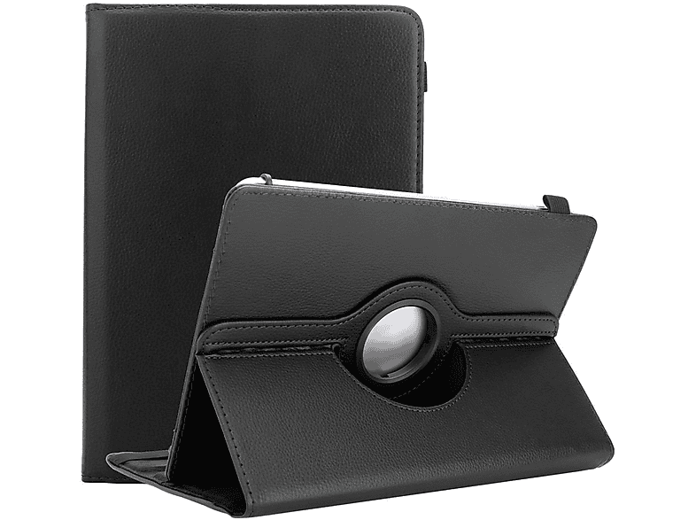 Tablet CADORABO für Hülle Hülle Kunstleder, Book Wake Xiaomi (KEIN Tablet Up) Gummi Backcover mit SCHWARZ