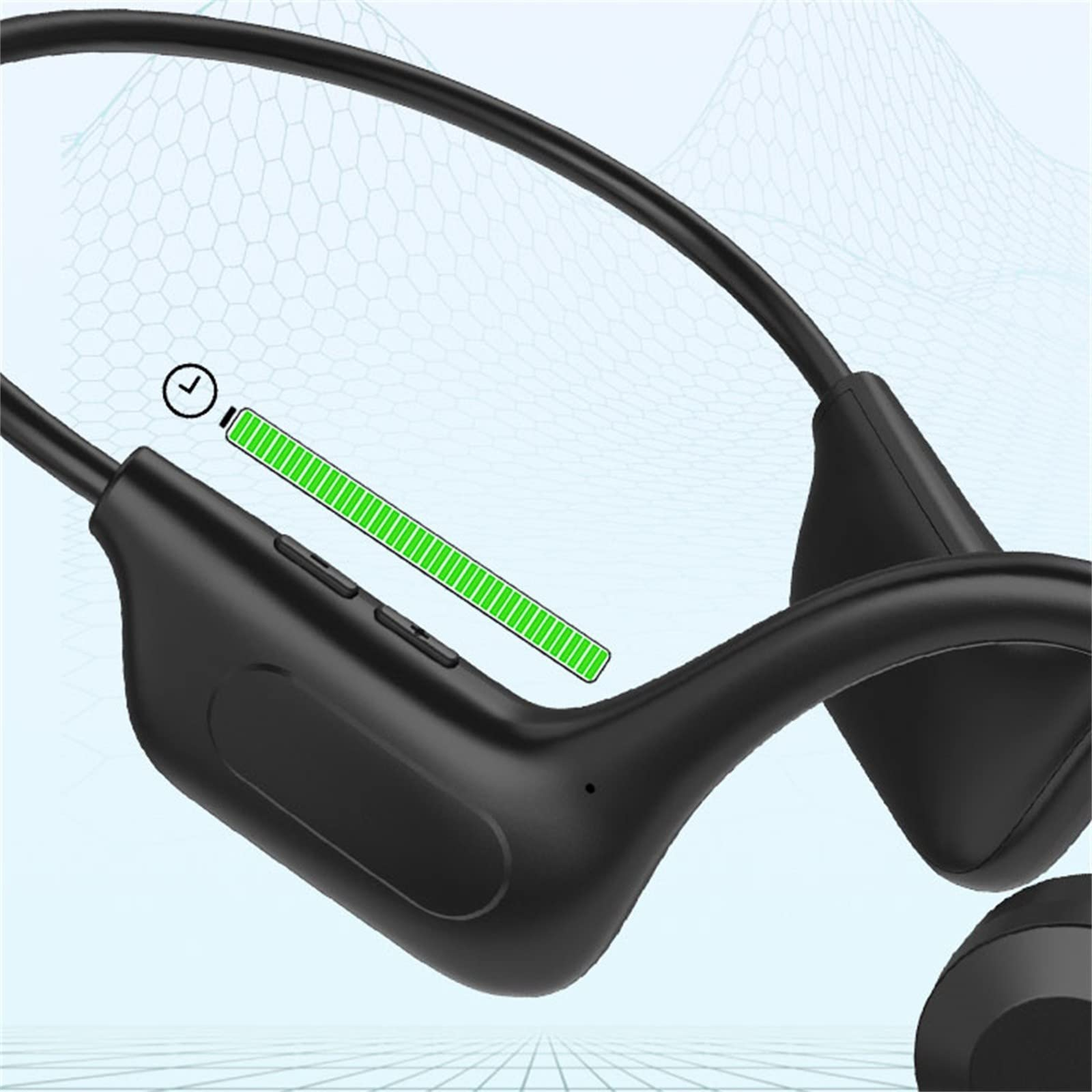 INF Kabellose Sportkopfhörer 5.1, Schwarz Bluetooth Bluetooth In-ear Kopfhörer