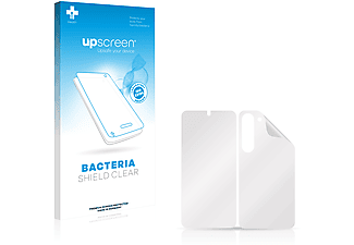 UPSCREEN antibakteriell klare Schutzfolie(für Samsung Galaxy S23 (Display+Rückseite))