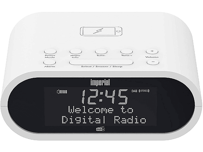 IMPERIAL DABMAN d20 DAB+ Radio/Lautsprecher, DAB+, UKW, DAB+, DAB, FM, AM, Bluetooth, weiß