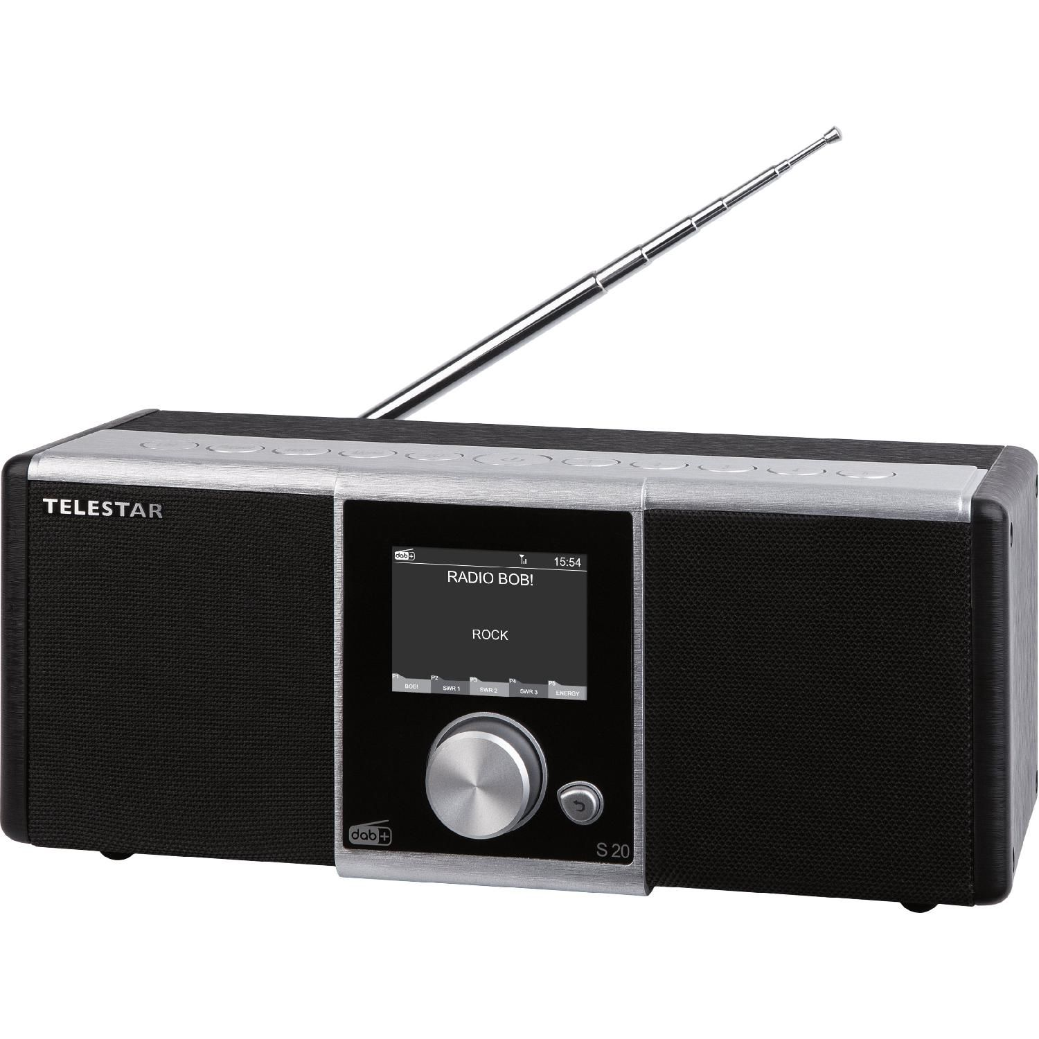 TELESTAR S 20 DAB+ Radio, DAB, FM, DAB, schwarz UKW, DAB+, AM