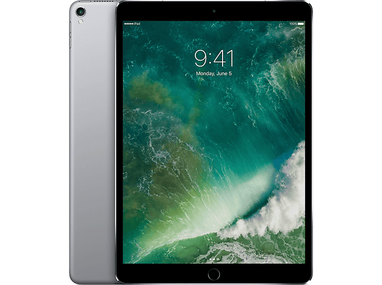 APPLE REFURBISHED (*) iPad Pro 10.5 (2017) LTE, Tablet, 64 GB, 10,5 Zoll, spacegrau