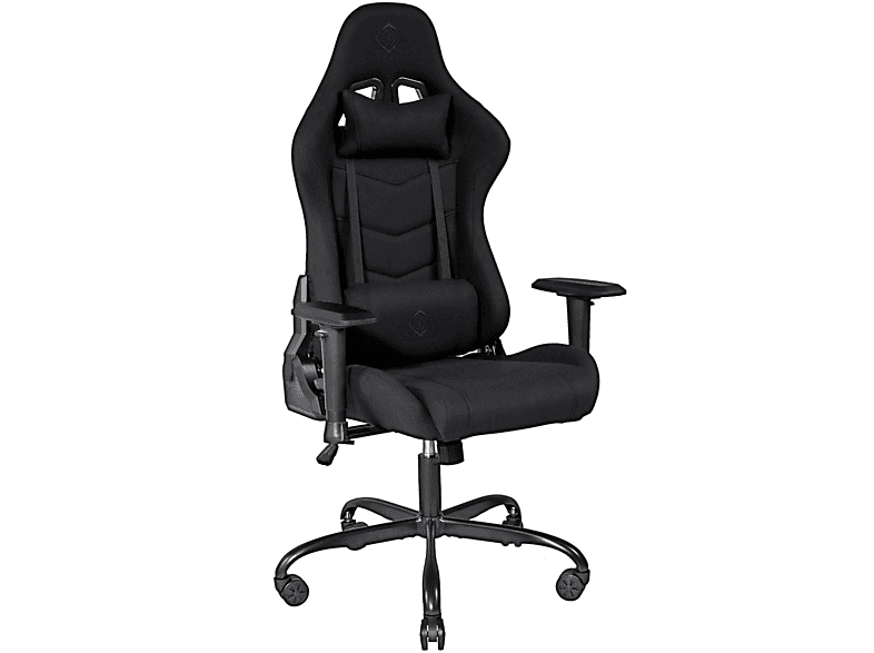 DELTACO GAMING schwarz Stuhl, Canvas Gaming Jumbo GAM-096