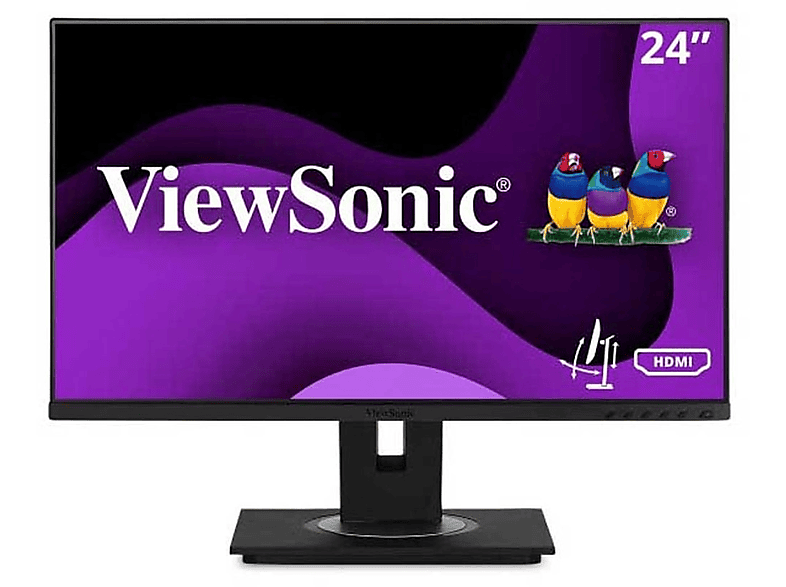 VIEWSONIC VG2448A 23,8 Zoll Full-HD Monitor (5 ms Reaktionszeit , 60Hz , 60 Hz nativ)