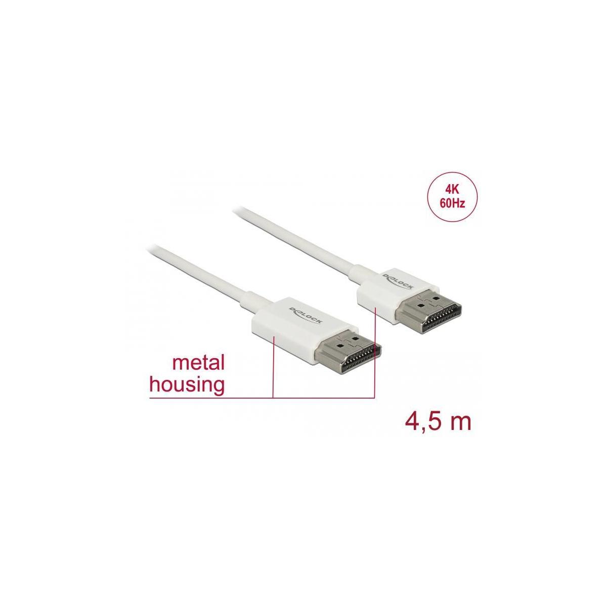 Kabel, DELOCK Weiß HDMI 85139