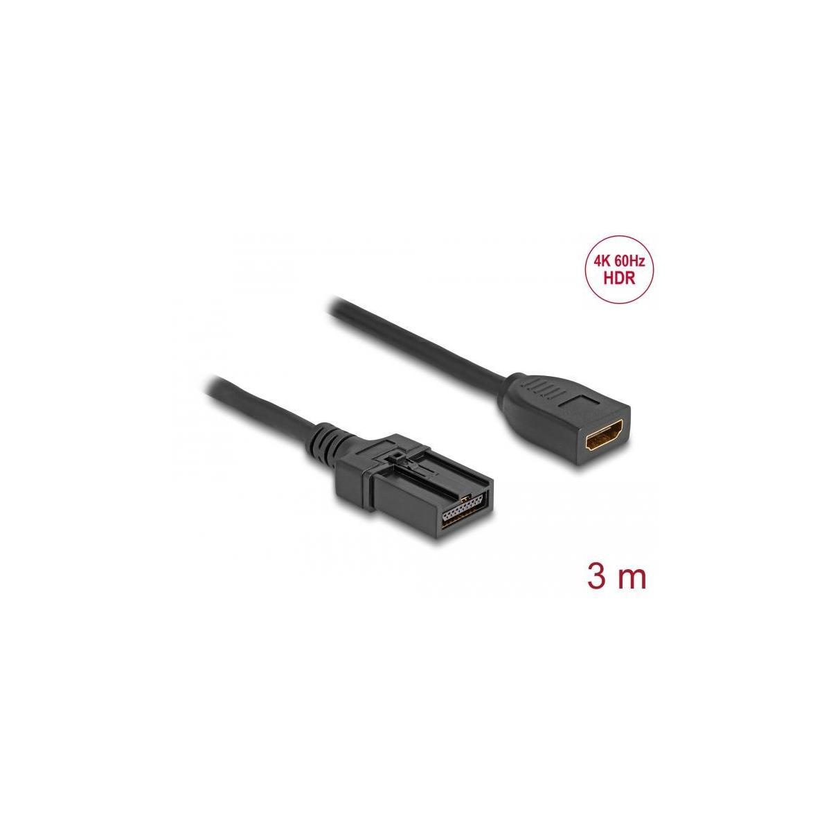 DELOCK Kabel, Schwarz HDMI 87905