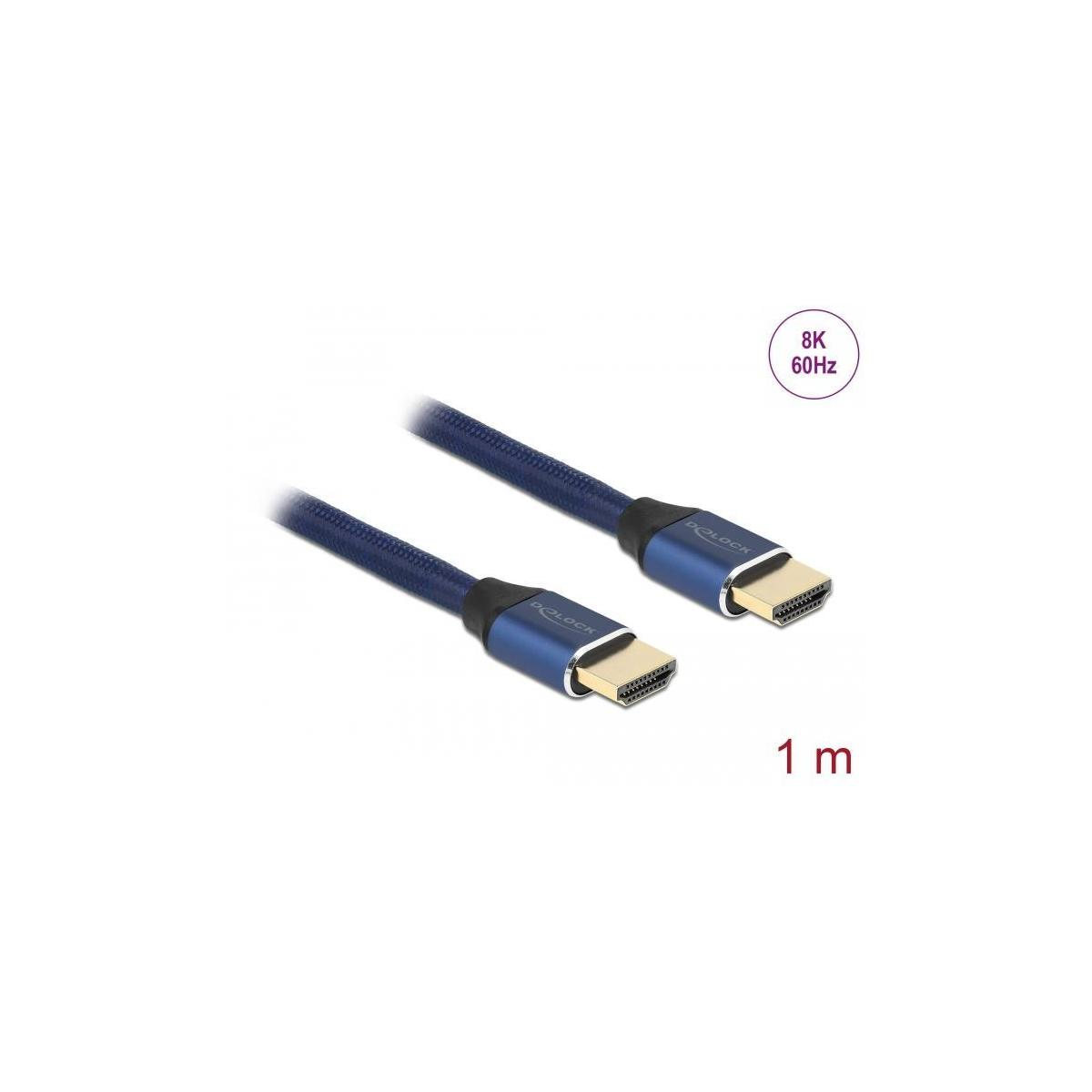 DELOCK Kabel, HDMI 85446 Blau