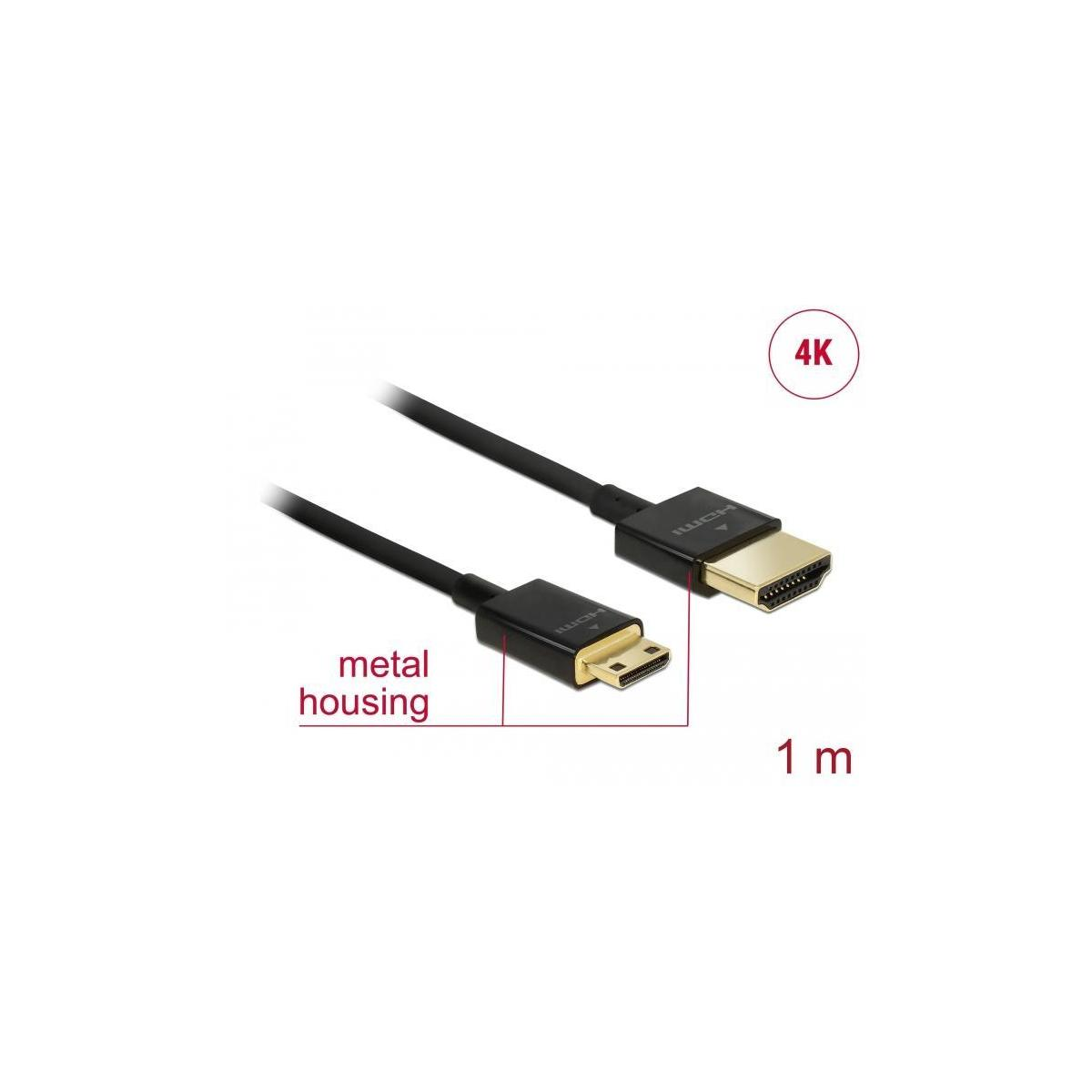 DELOCK 84776 HDMI Kabel, Schwarz