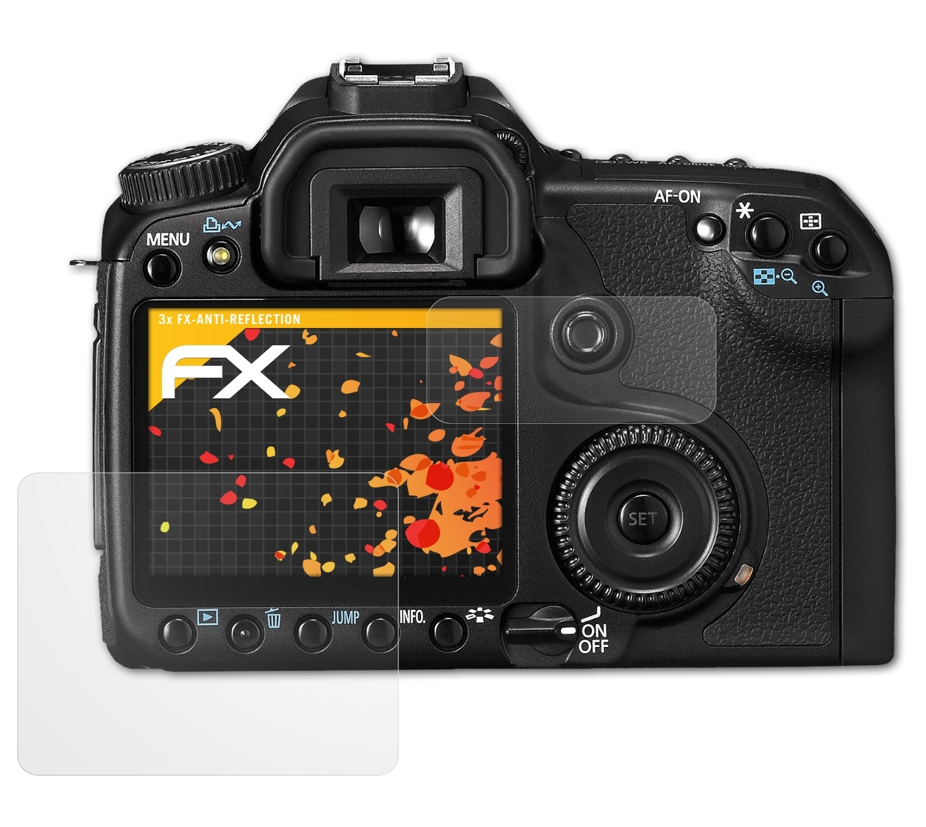 ATFOLIX 3x Canon EOS Displayschutz(für 30D) FX-Antireflex