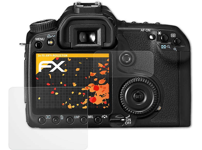 ATFOLIX 3x FX-Antireflex Displayschutz(für Canon 30D) EOS