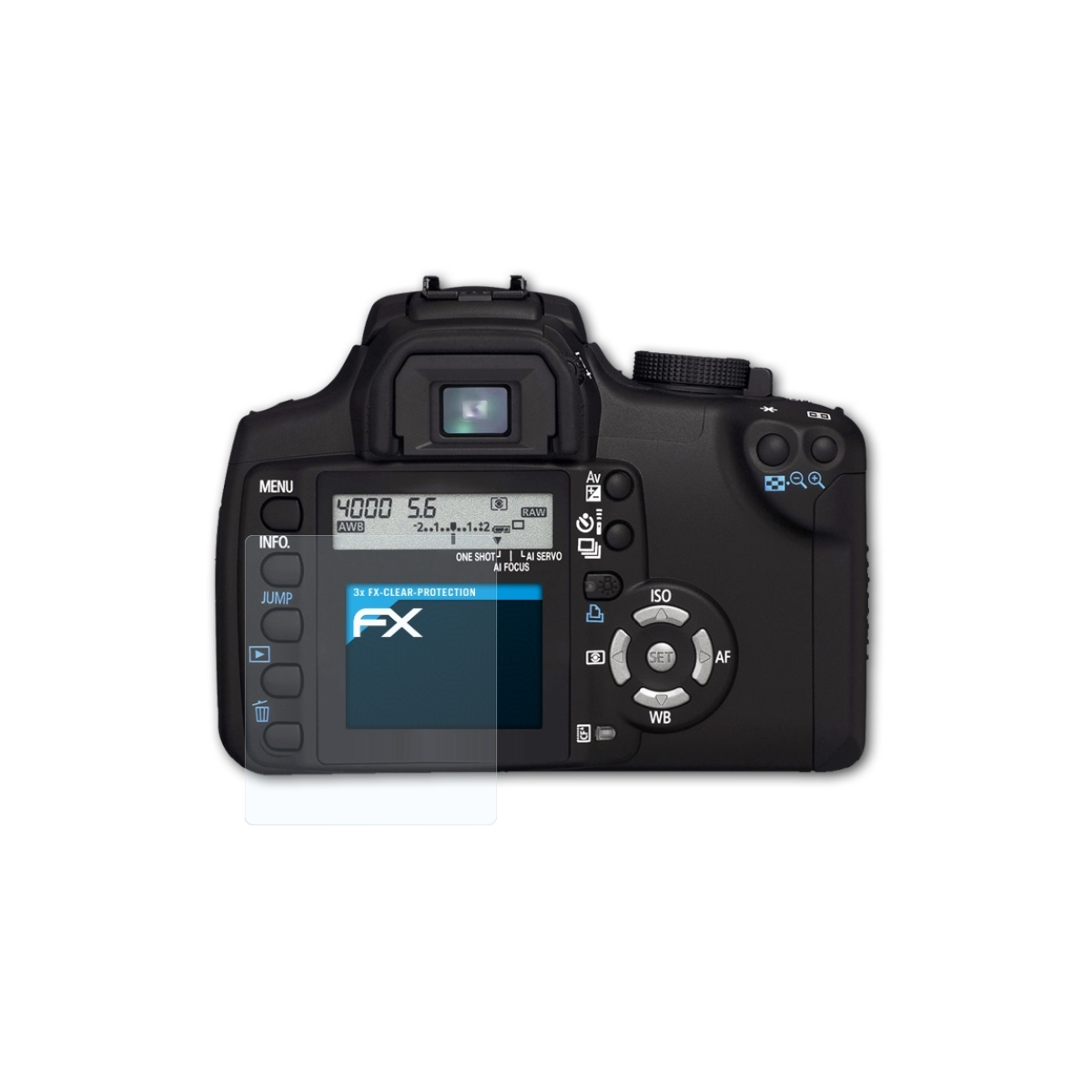 ATFOLIX 3x 350D) EOS FX-Clear Displayschutz(für Canon