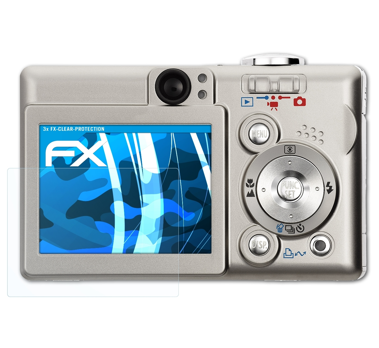 FX-Clear ATFOLIX Digital Canon 3x 40) IXUS Displayschutz(für