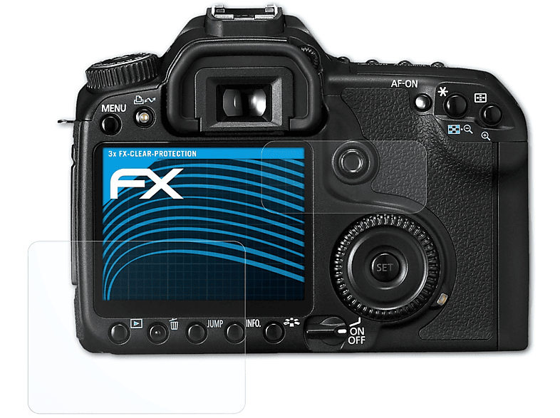 ATFOLIX 3x FX-Clear Displayschutz(für Canon EOS 30D)