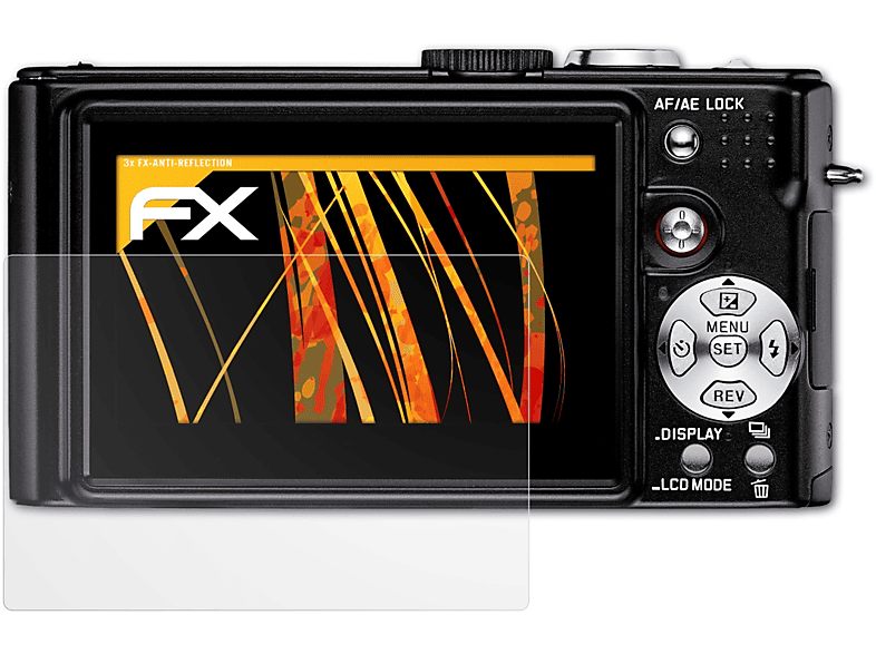 D-Lux 3) Leica FX-Antireflex Displayschutz(für ATFOLIX 3x