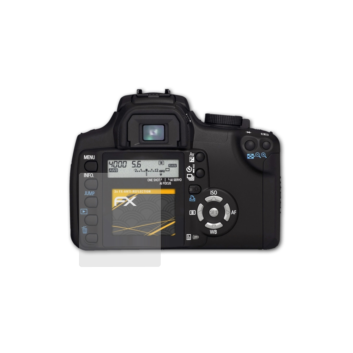 ATFOLIX 3x FX-Antireflex Displayschutz(für Canon 350D) EOS